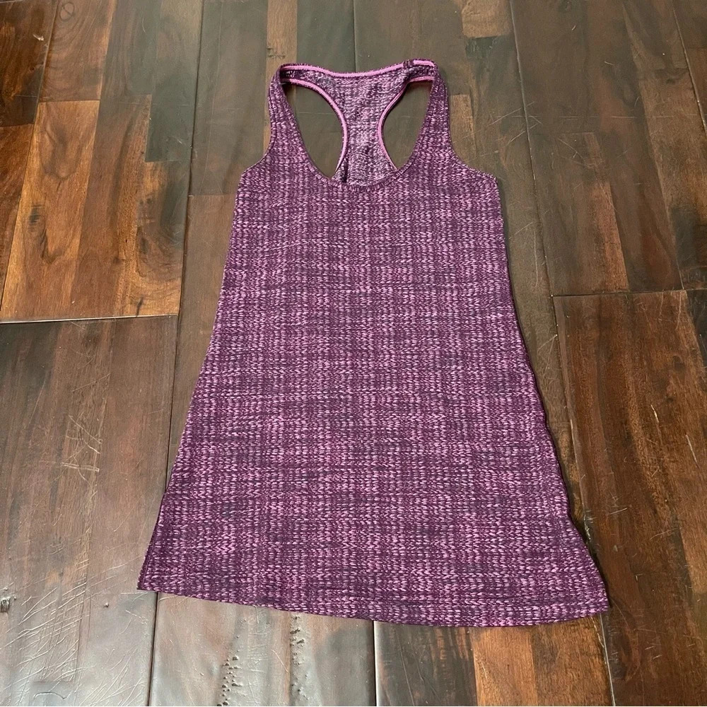 Lululemon Cool Racerback Tank Womenโs 4/6 Ziggy Wee Athletic Tank